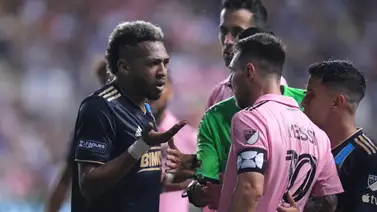 El encontronazo entre el “Brujo” Martínez y Lionel Messi en la semifinal de la Leagues Cup (+Video) El encontronazo entre el “Brujo” Martínez y Lionel Messi en la semifinal de la Leagues Cup (+Video)