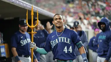 Julio Rodríguez está viviendo un gran mes de agosto / Foto: AP Julio Rodríguez está viviendo un gran mes de agosto / Foto: AP