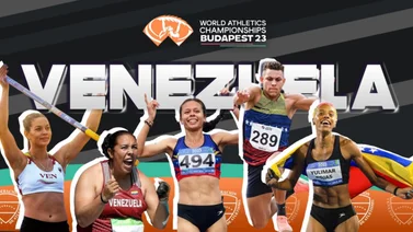 ¿Quiénes son los venezolanos que participarán en el Mundial de Atletismo Budapest 2023? (Por Meridiano TV)