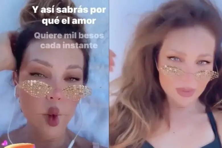 ¡Ay chamo! Thalía vivió un incómodo momento al quedarse sin ropa en público y así reaccionó 