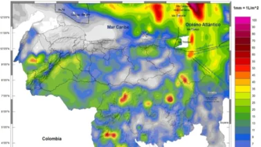 INAMEH: Onda Tropical N° 31 generará precipitaciones en el país