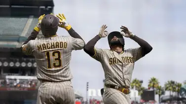 Tatis Jr. y Machado en los Padres / Foto: AP Tatis Jr. y Machado en los Padres / Foto: AP