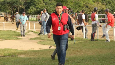 José Luis Balzán se quiere tomar la foto con este ejemplar el domingo en La Rinconada