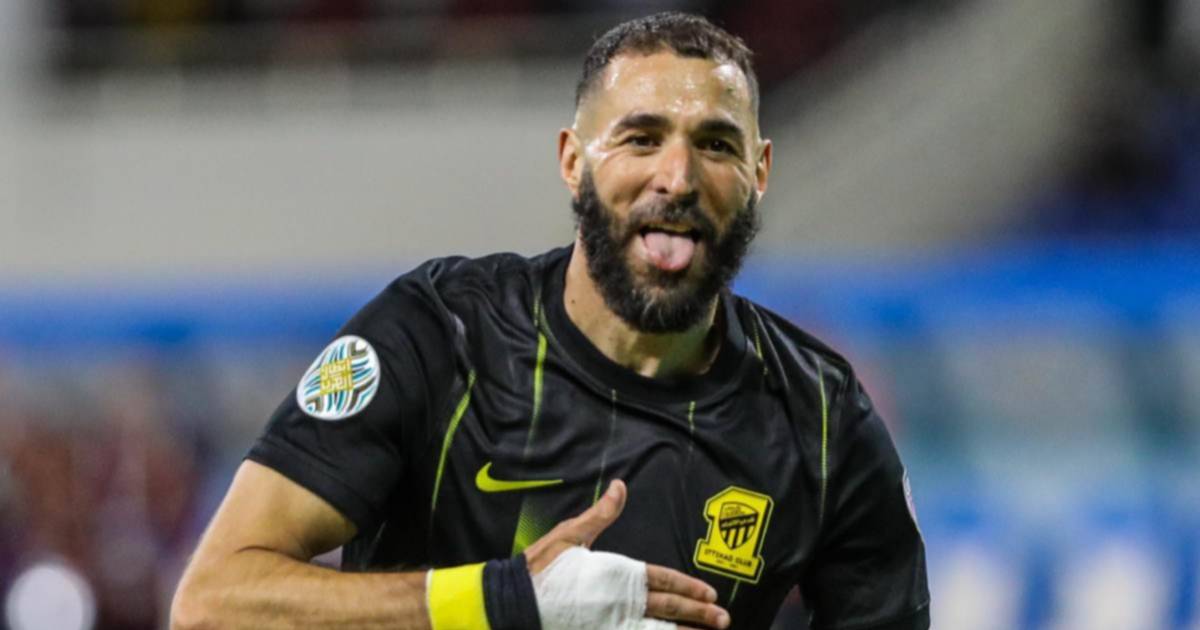 Así fue el primer gol de Benzema en la Liga Saudí con el Al-Ittihad ...