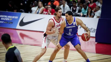 Copa Mundial de Baloncesto: Eloy Vargas recibe un impresionante bloqueo en intento de clavada (+Video)