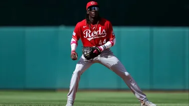 MLB: ¡No le corran! Elly De La Cruz fusila en home al novato Corbin Carroll y casi rompe el récord (+Video)