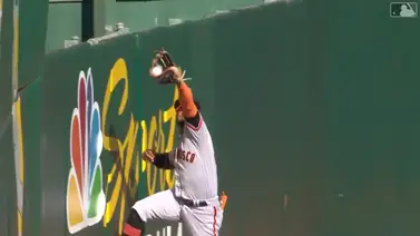 Luis Matos luce con gran brazo en San Francisco Luis Matos luce con gran brazo en San Francisco