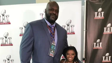 Shaquille O’Neal y la foto viral con Simone Biles: ¿Cuánto mide la atleta?