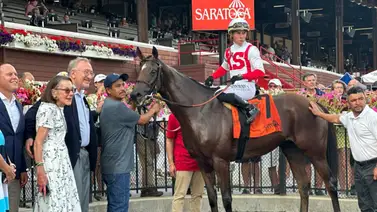 Hija del mejor semental del mundo gana con Irad Ortiz Jr el primer stakes de grado esta semana Hija del mejor semental del mundo gana con Irad Ortiz Jr el primer stakes de grado esta semana