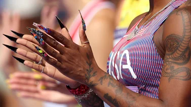 Sha'Carri Richardson y las uñas que causan sensación en los Juegos Olímpicos 