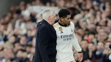 Carlo Ancelotti muestra su enfadado con Jude Bellingham Carlo Ancelotti muestra su enfadado con Jude Bellingham