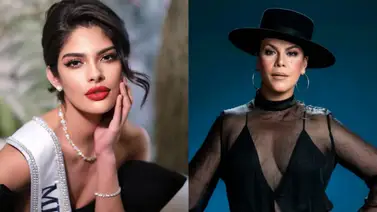 ¡Junte de estrellas! Olga Tañón y Sheynnis Palacios se robaron la noche en el Miss Universo Panamá ¡Junte de estrellas! Olga Tañón y Sheynnis Palacios se robaron la noche en el Miss Universo Panamá