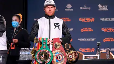 Canelo Álvarez reta a Edgar Berlanga en acalorada conferencia de prensa Canelo Álvarez reta a Edgar Berlanga en acalorada conferencia de prensa