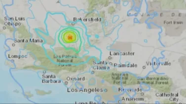Fuerte sismo sacude el sur de California: Temblor de magnitud 5,2 cerca de Bakersfield