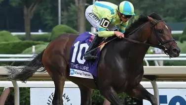 Irad Ortiz Jr se anota triple en Saratoga y llega a 200 triunfos en el año Irad Ortiz Jr se anota triple en Saratoga y llega a 200 triunfos en el año