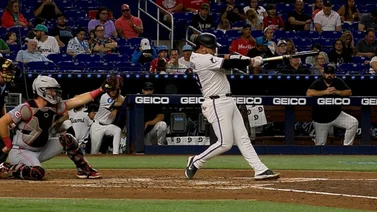 MLB: Jhonny Pereda sonó su primer tablazo en las Grandes Ligas (+video)