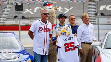 MLB: Ronald Acuña Jr. chocará ante Elly De La Cruz en una pista de NASCAR