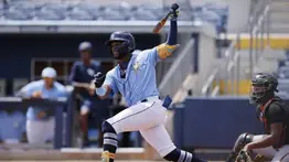 MLB: Prospecto dominicano Junior Caminero recibió llamado de Tampa Bay