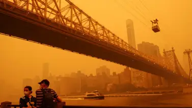 Humo proveniente de incendios en Canadá afecta la calidad del aire en Nueva York Humo proveniente de incendios en Canadá afecta la calidad del aire en Nueva York