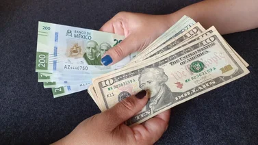 pesos mexicanos y dolares
