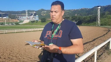 Gabriel Márquez espera estar en el paddock de ganadores con este ejemplar el domingo en La Rinconada(+Video)
