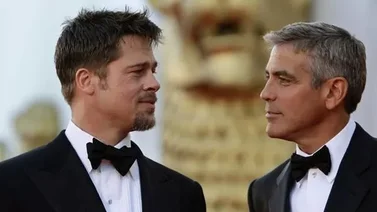 George Clooney de 63 años y Brad Pitt de 60 años, se unen para presumir lo guapos y maduritos que están 
