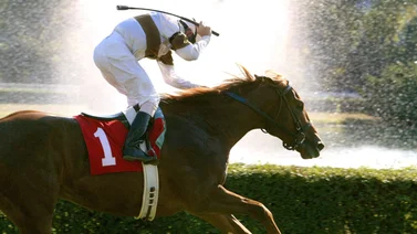 Jockey de 70 años ganó con las dos primeras montas del día en este hipódromo