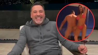 Oscar de la Hoya recibe propuesta millonaria de una reconocida página porno tras su vídeo polémico en tanga ¿Se atreverá?