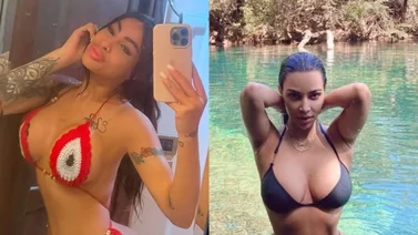 En medio de polémica por video íntimo, Yailin "La Más Viral" es comparada con Kim Kardashian ¿Se parecen?