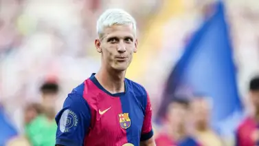 Así fue el golazo de Dani Olmo para poner arriba al Barcelona (+Video) Así fue el golazo de Dani Olmo para poner arriba al Barcelona (+Video)