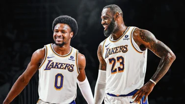 NBA: Mira la bizarra petición de LeBron a su hijo antes del inicio de temporada