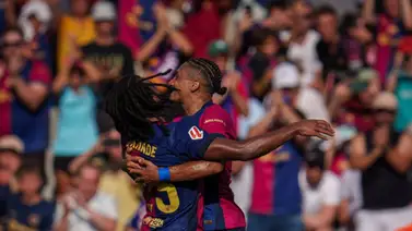 Así fue el golazo de Jules Koundé para sumarse a la goleada de Barcelona ante Valladolid (+Video) Así fue el golazo de Jules Koundé para sumarse a la goleada de Barcelona ante Valladolid (+Video)