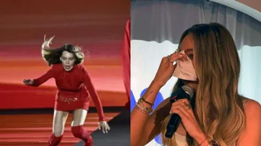 Belinda sufre otra caída en público (+Detalles)