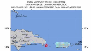 Fuerte sismos sacude el este de República Dominicana (+Detalles)