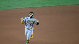 MLB: Shea Langeliers hace historia entre receptores en bases alcanzadas