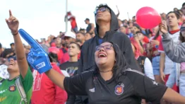 1xBet organizó una fiesta para aficionados durante el partido Caracas vs Deportivo Táchira
