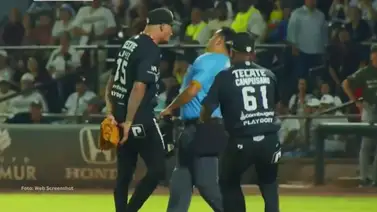Histórica sanción tras empujón contra un umpire en México Histórica sanción tras empujón contra un umpire en México
