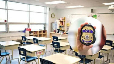 Redada ICE escuela