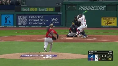 Brayan Rocchio regresa a Grandes Ligas al ritmo jonronero de Tiburones (+Video)