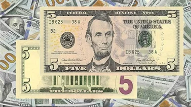Billetes de 5 dólares con detalles unicos de alto valor