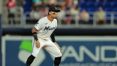 Máximo Acosta lució poder jonronero para su primer hit en la MLB (+Videos)
