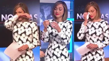Presentadora de Univisión llora en vivo por el tiroteo en Minneapolis (+Video)