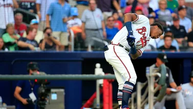 ¡Tensión en Miami! Pelotazo a Ronald Acuña Jr. vacía las bancas (+Video)
