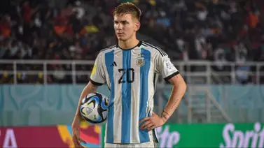 Franco Mastantuono recibe el llamado de Argentina para las eliminatorias Franco Mastantuono recibe el llamado de Argentina para las eliminatorias