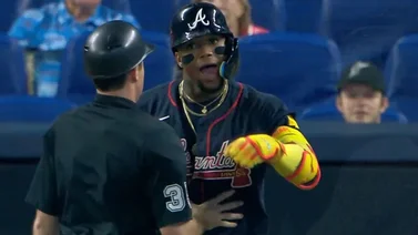El jardinero venezolano de 27 años de edad ha sido víctima constante ante Marlins de Miami