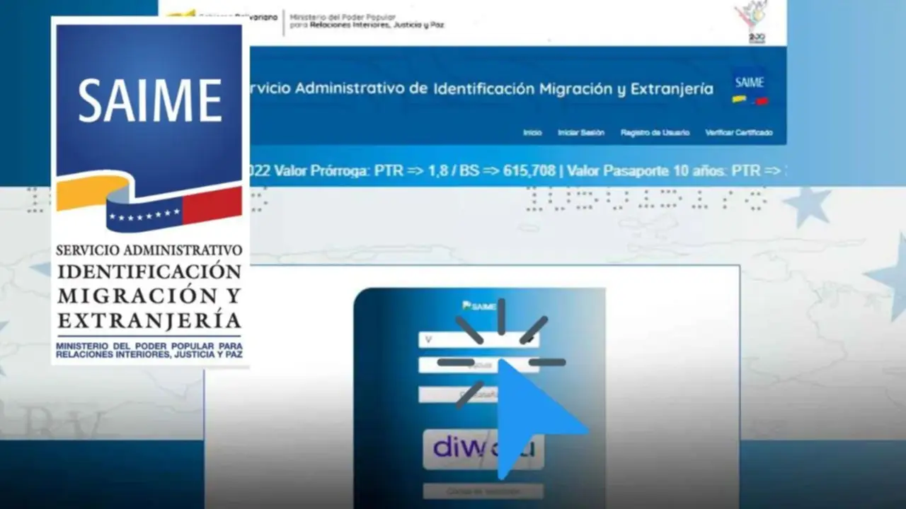 Saime pasaporte y cedula certificados