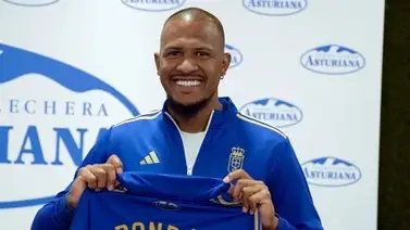 Salomón Rondón suma su nombre en la historia del Real Oviedo en España Salomón Rondón suma su nombre en la historia del Real Oviedo en España