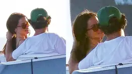 El apasionado beso que confirma la relación de Beto Montenegro y Ana de Armas 