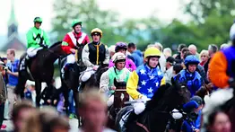 ¿Cuáles son los próximos jockeys venezolanos que alcanzarán las 100 victorias este año en Estados Unidos?