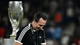 ¡Sigue la maldición! Unai Emery vuelve a perder una final de la Supercopa